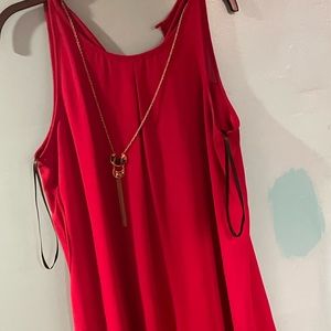 Dress with necklace